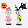 Dressed Skeletons with Balloons - Set of 2 Assorted