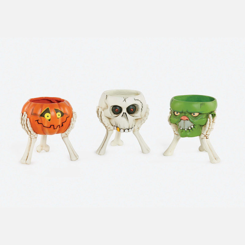 Ghoul Bowl - 3 Assorted - Resin