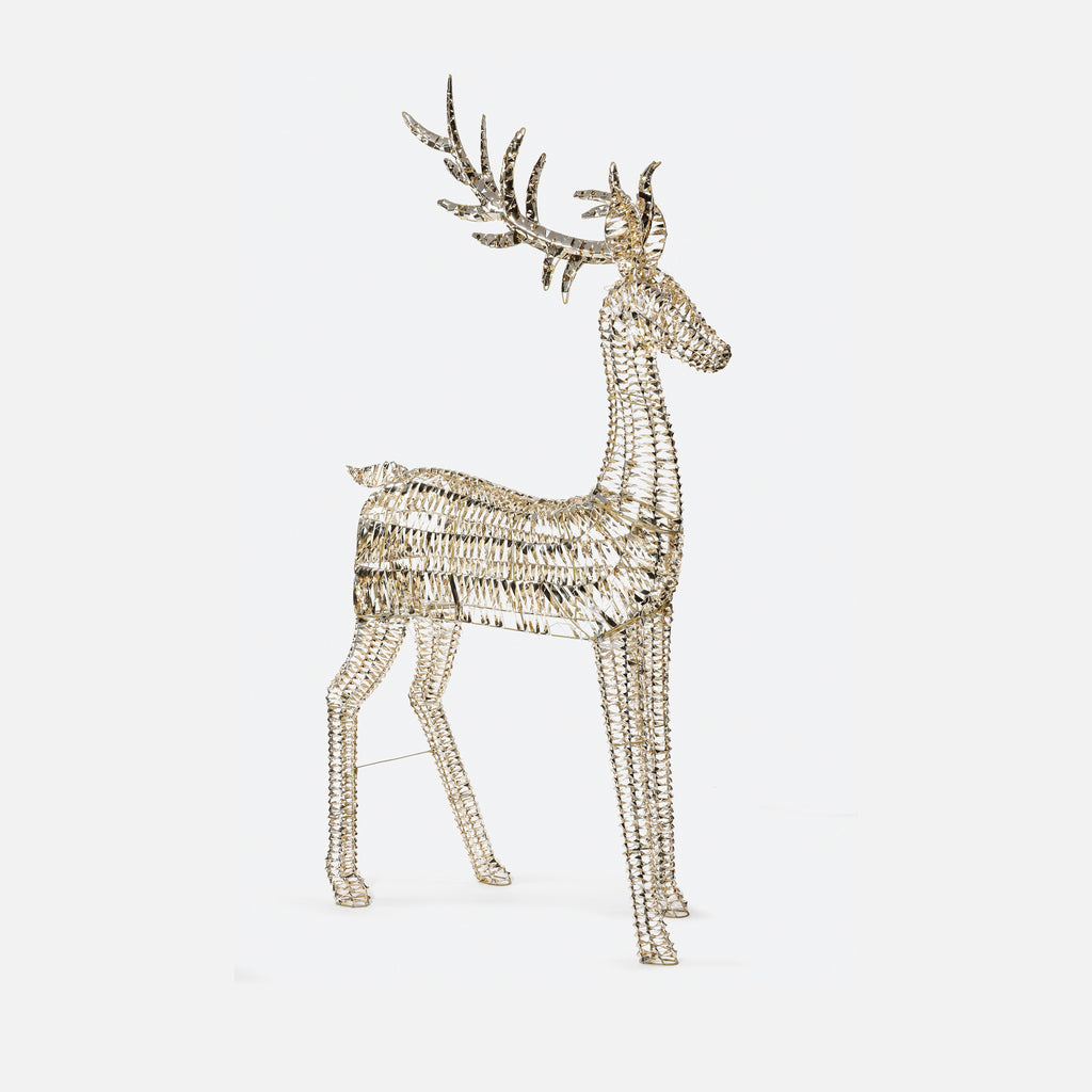 Wire Frame LED Standing Deer
