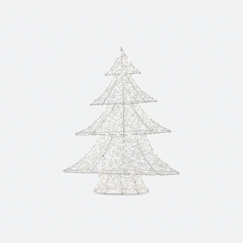 Wire Frame Lit Christmas Tree - 23.5"