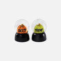 Halloween Pumpkin Water Globes - Set of 2 Assorted