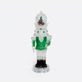 Lit Rotating Musical Acrylic Nutcracker - Green
