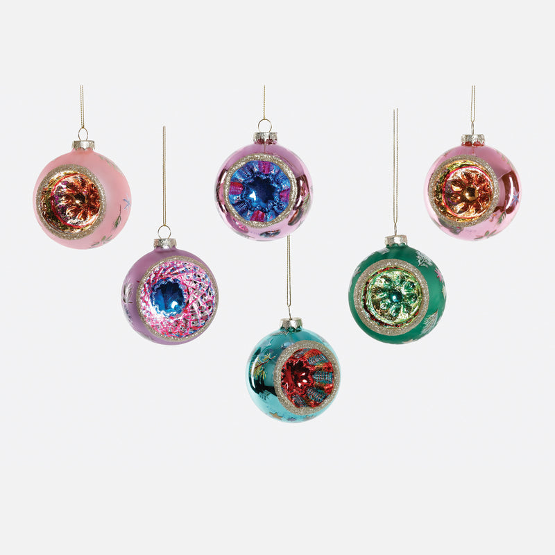 Reflector Ornaments, Boxed Set of 6