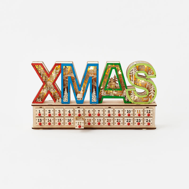 Christmas Advent Calendar with Timer