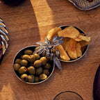St. Anton Pewter Double Condiment Set