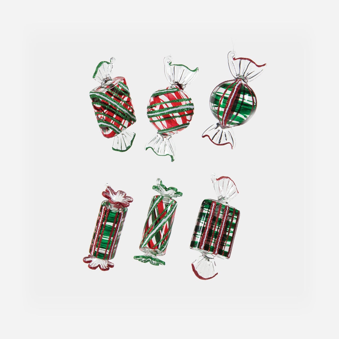 Candy Ornament - Set of 6 Assorted