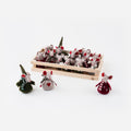 Mouse Ornament with Displayer that Holds 16, Set of 8 Assorted