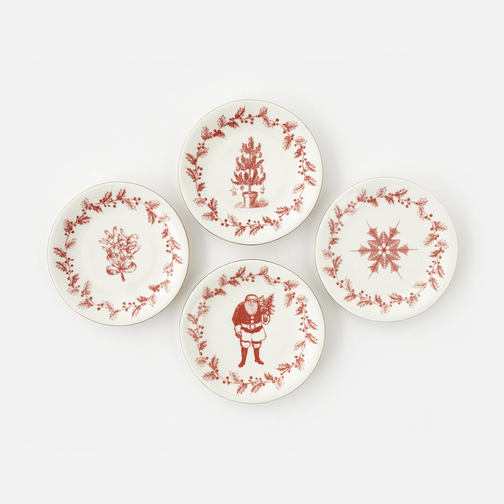 Yuletide Coasters in Gift Box, Set of 4
