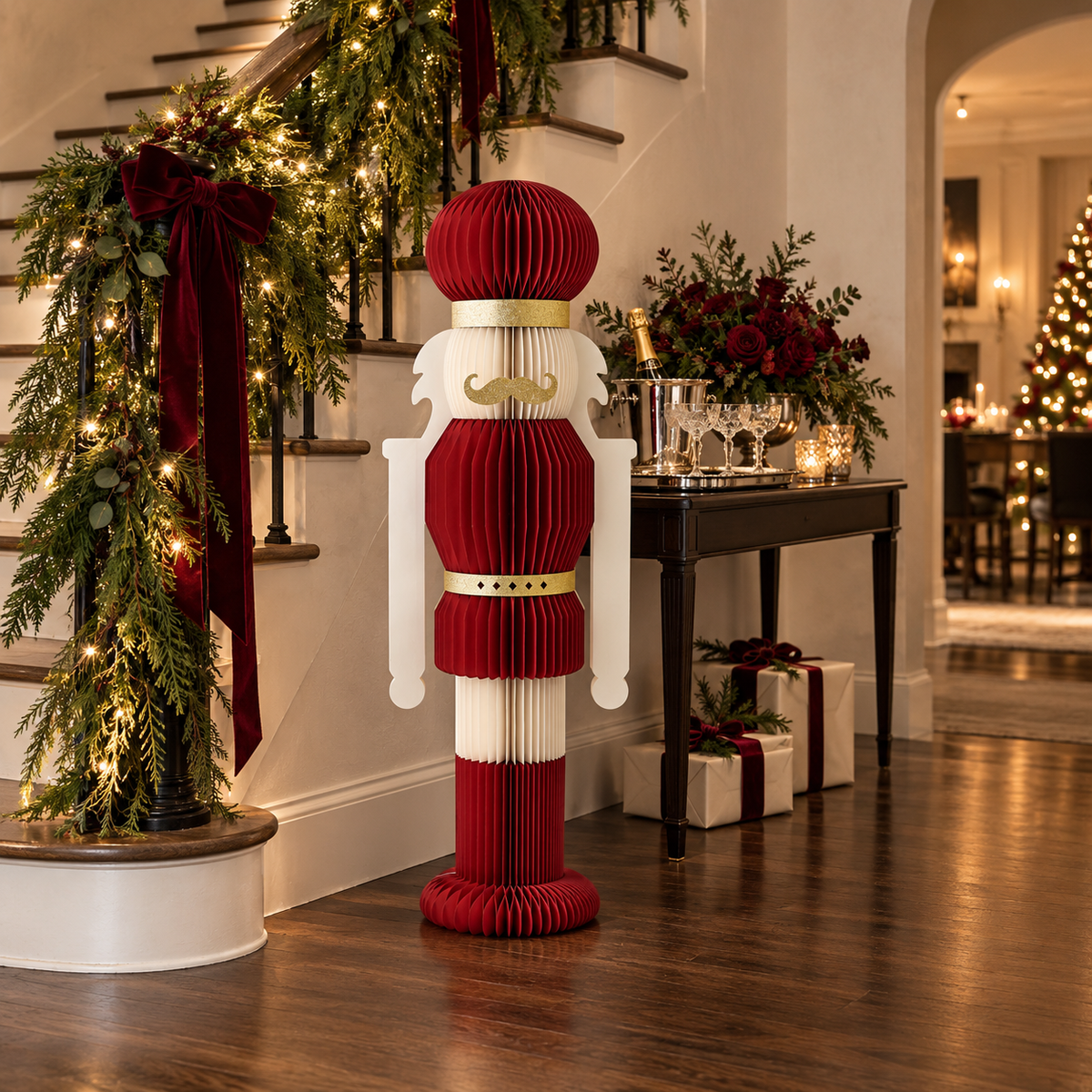 Accordion Nutcracker Figure