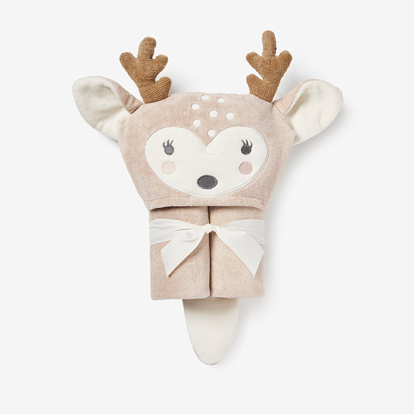 Hooded Baby Bath Wrap - Fawn