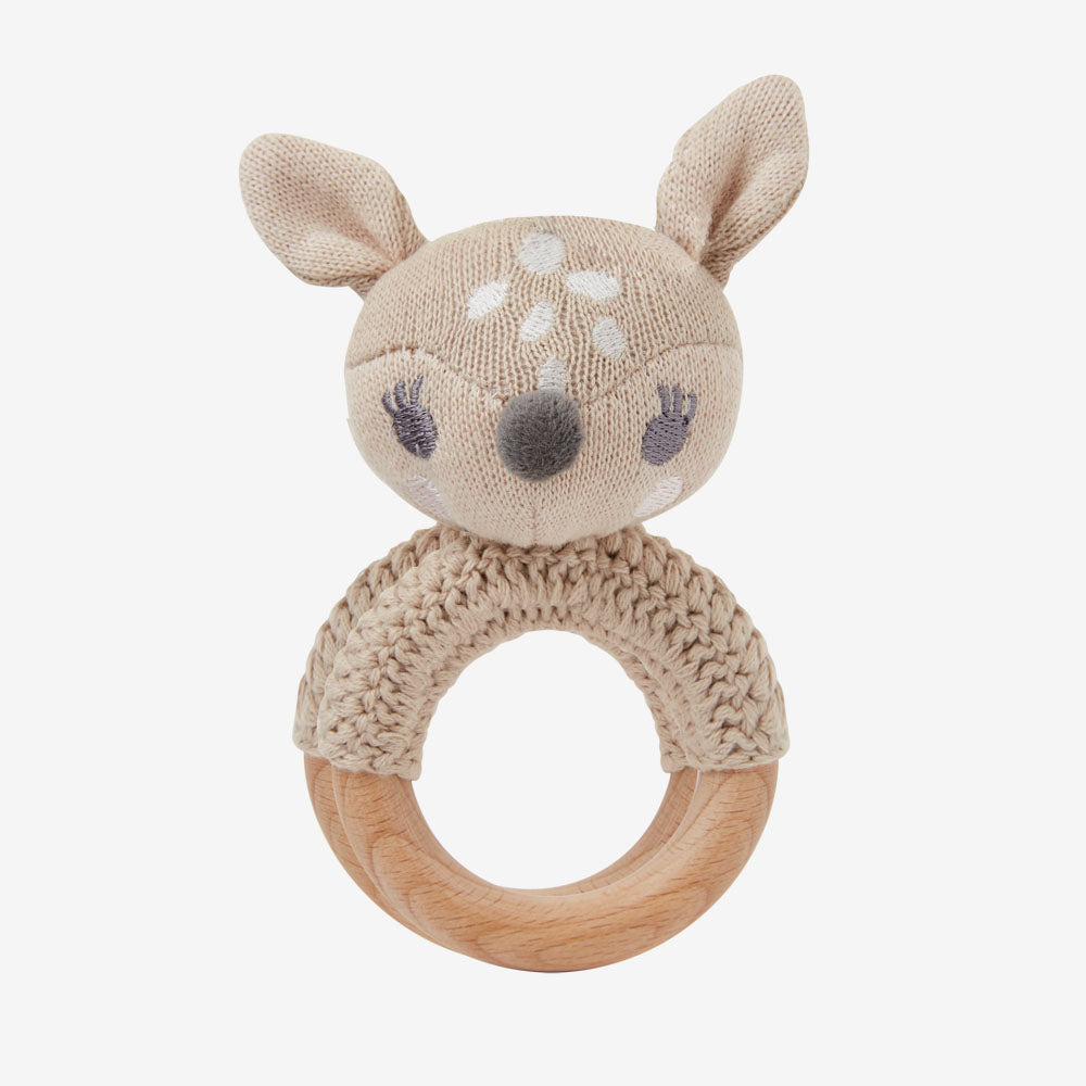 Baby Rattle - Fawn