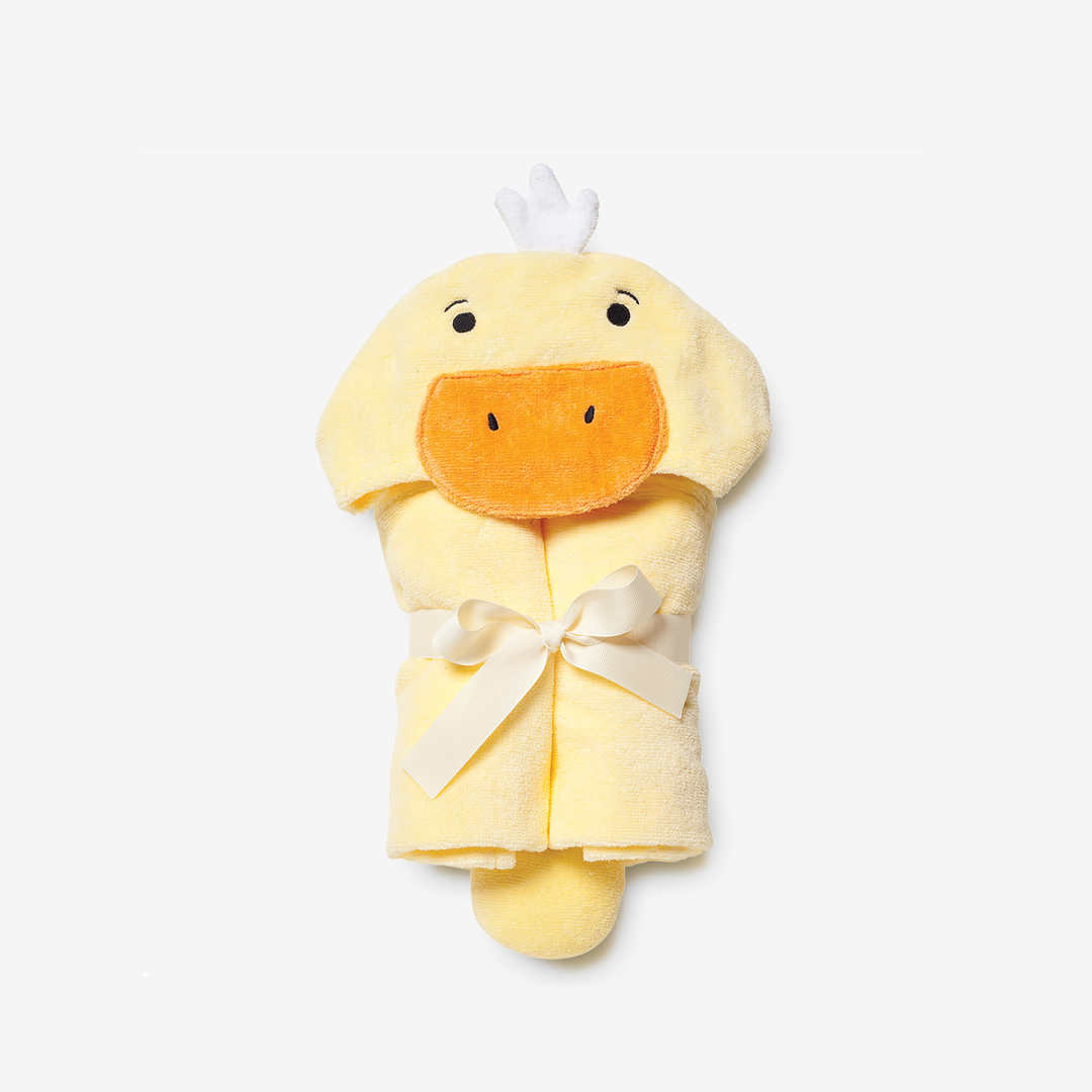 Hooded Baby Bath Wrap - Yellow Ducky