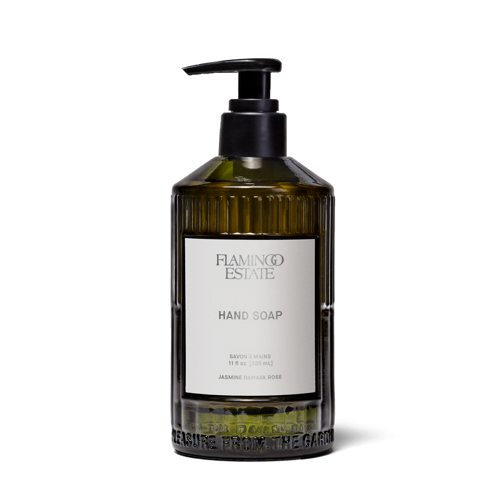 Jasmine Damask Rose Glass Hand Soap