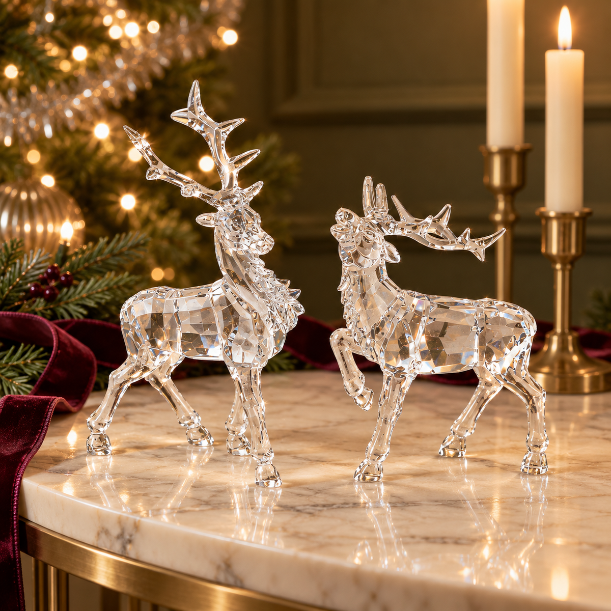 Reindeer, Set of 2 Assorted