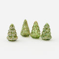Lighted Glitter Tree, Set of 4 Assorted