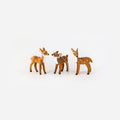 Reindeer Ornament, Set of 3 Assorted