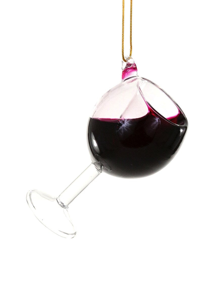 Glass of Red Wine Ornament