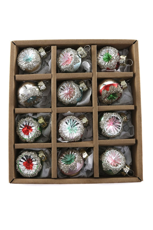 Set of 6 Assorted Vintage Style Ornaments