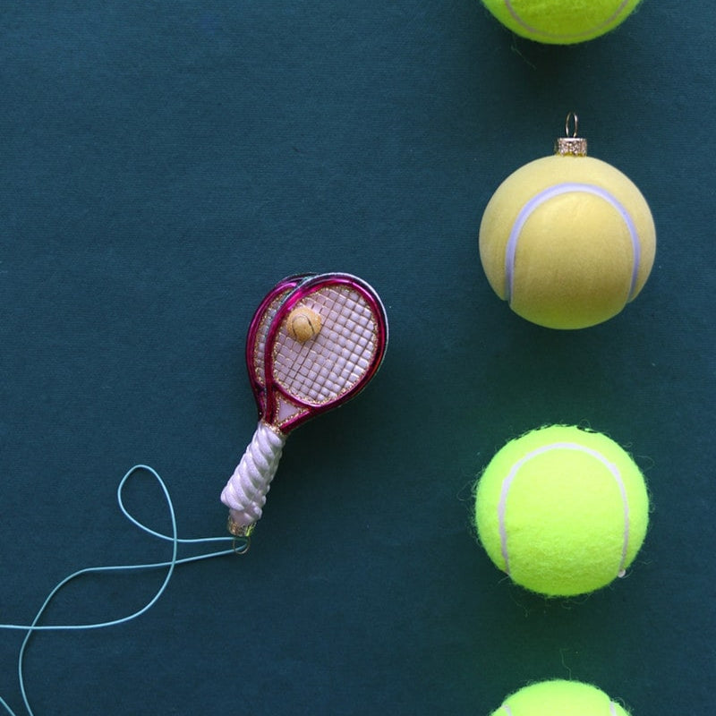 Tennis Racket Ornament - Holiday Ornaments by Carlyle Avenue