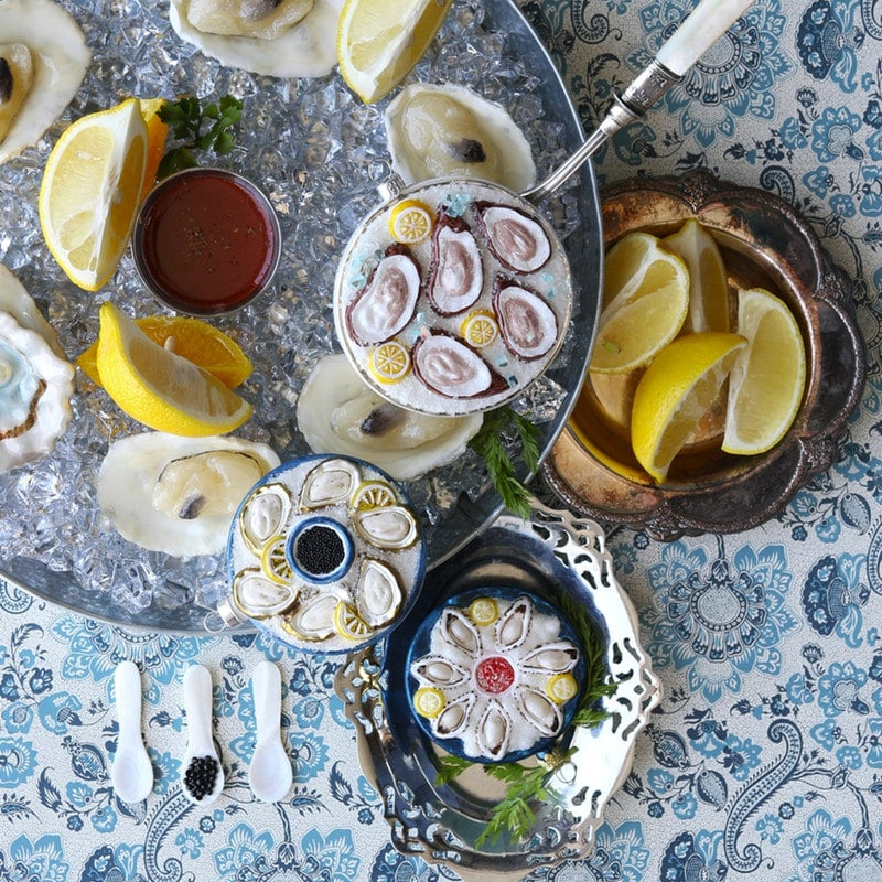 Plated Oyster Ornament