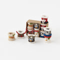 Christmas Napkin Rings in Gift Box, Set of 6