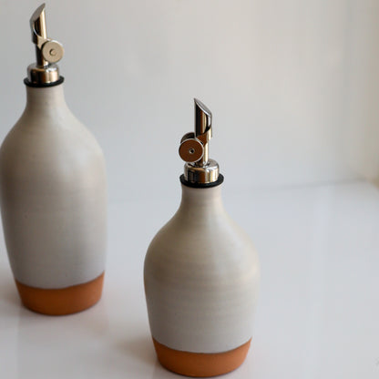 Handmade Ceramic Oil Bottle