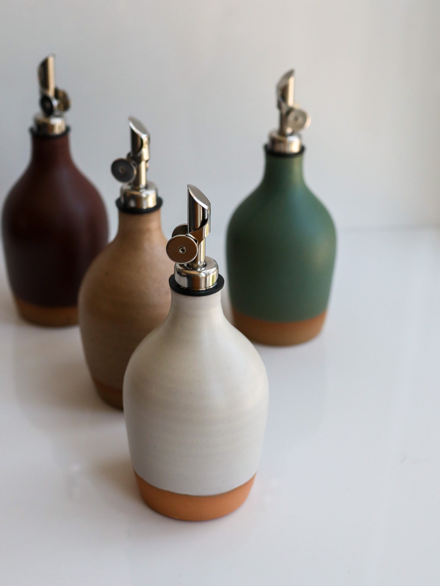 Handmade Ceramic Oil Bottle