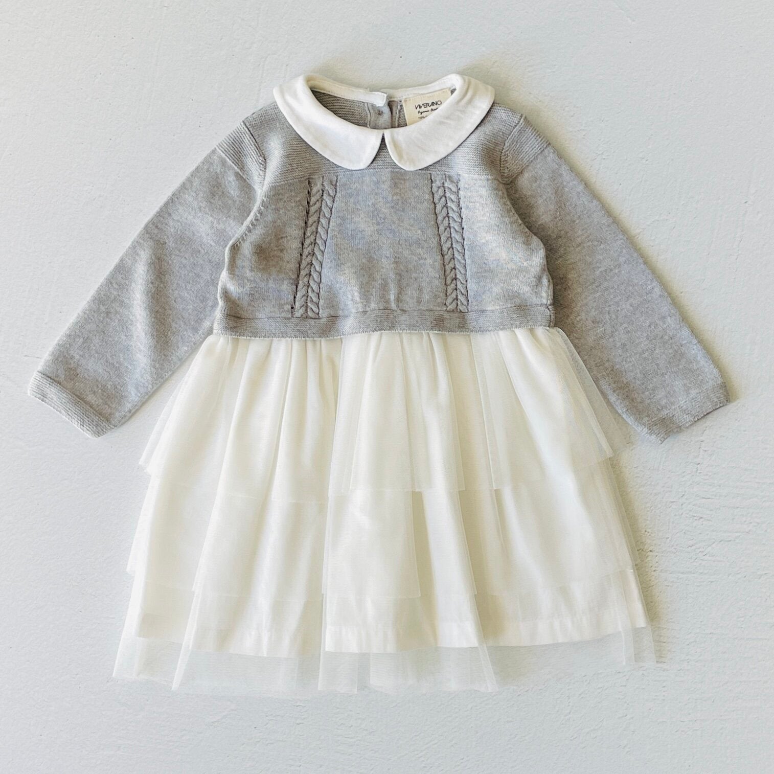 Peter Pan Knit Baby Girl Tutu Dress