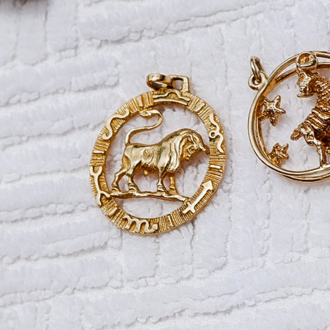 Taurus Charm 18k Yellow Gold Taurus Charm – CARLYLE AVENUE