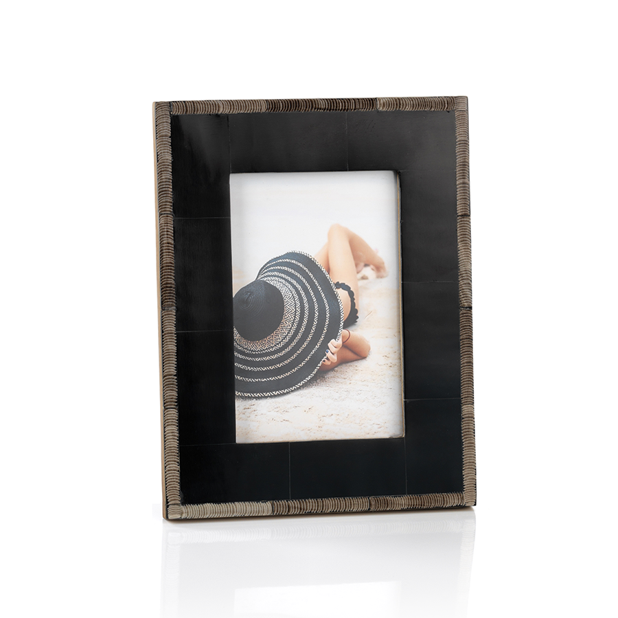 Palm Desert Chiseled Horn Photo Frame - Picture Frames by Carlyle Avenue
