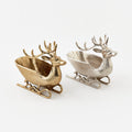 Reindeer Sleigh, Set of 2 Assorted