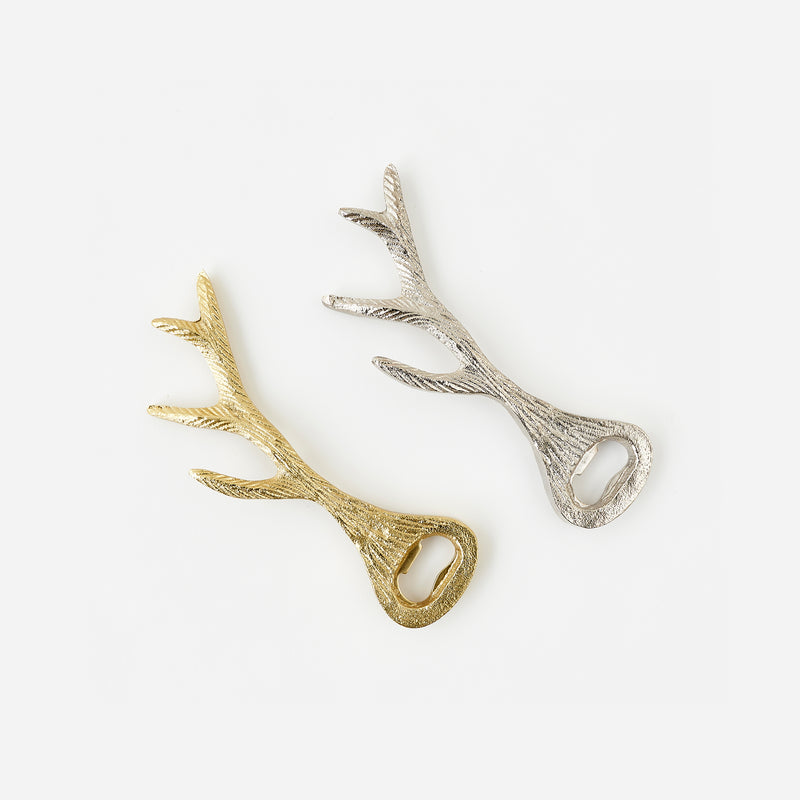 Antler Bottle Opener, Set of 2 Assorted