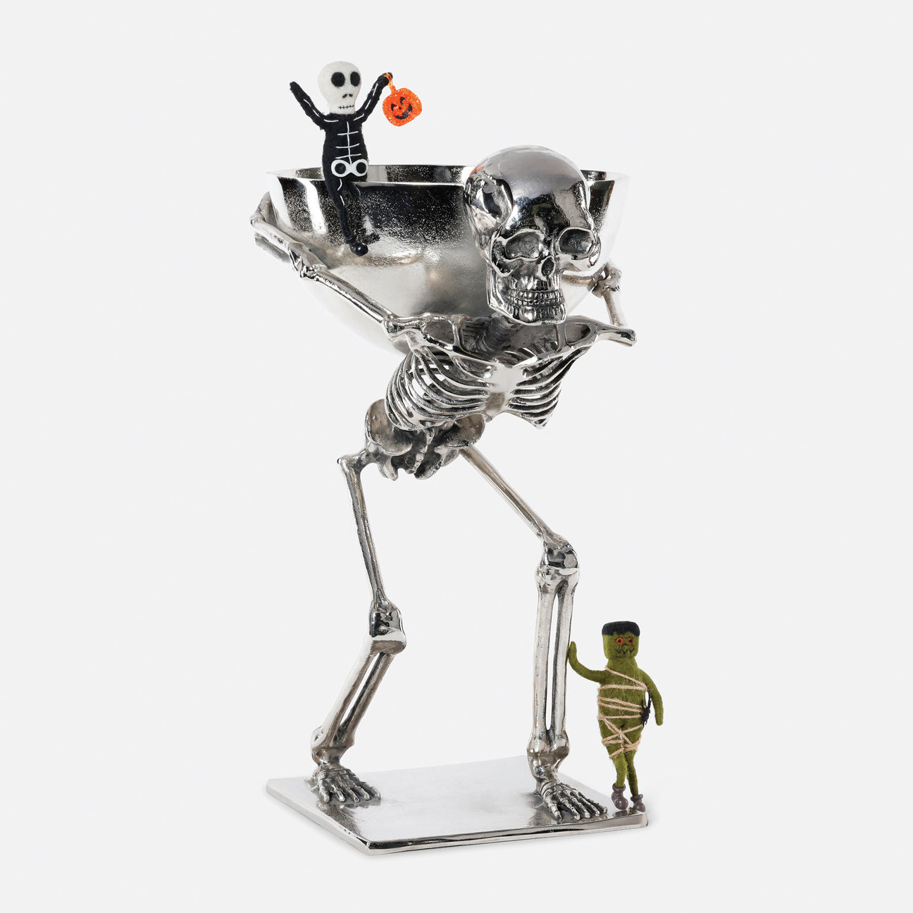 Skeleton Metal Candy Bowl