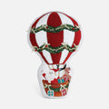Hot Air Balloon with Santa Pillow