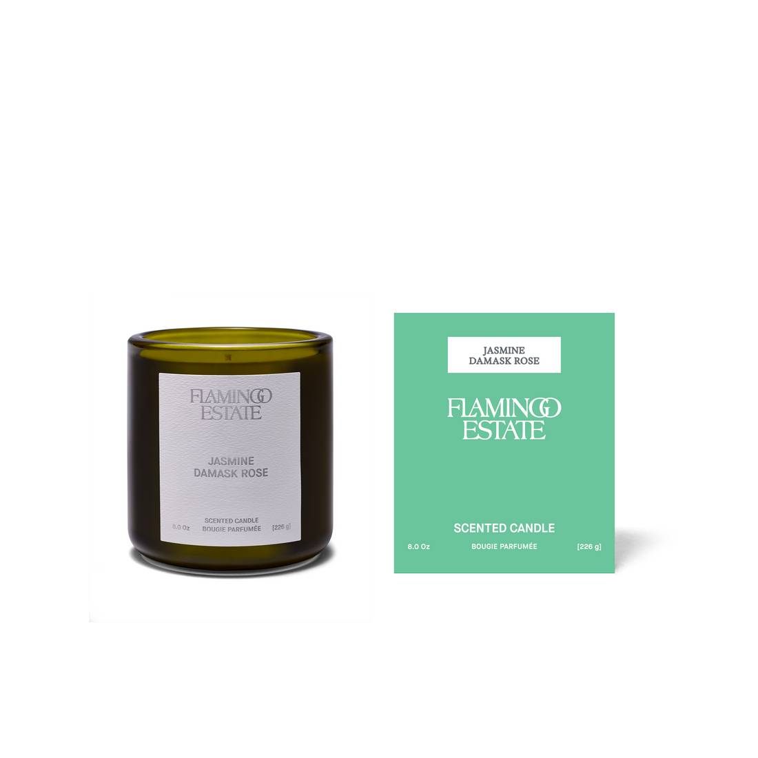 Night Blooming Jasmine & Damask Rose Candle - Home Fragrance by Carlyle Avenue