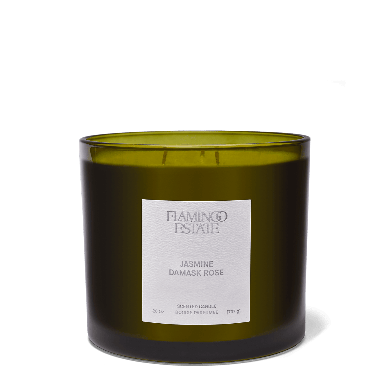 Jasmine Damask Rose Candle - 3-Wick