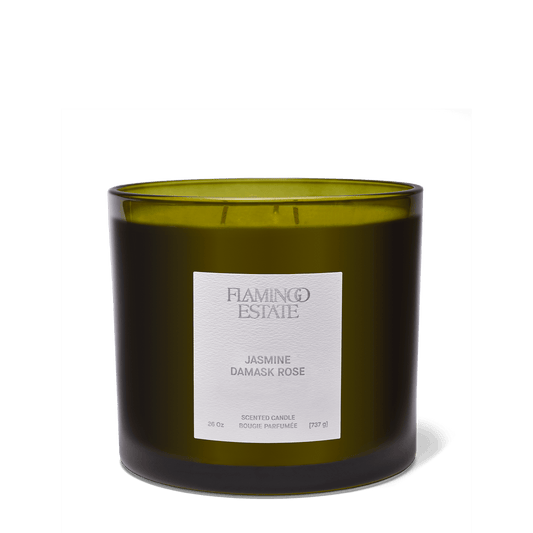 Jasmine Damask Rose Candle - 3-Wick