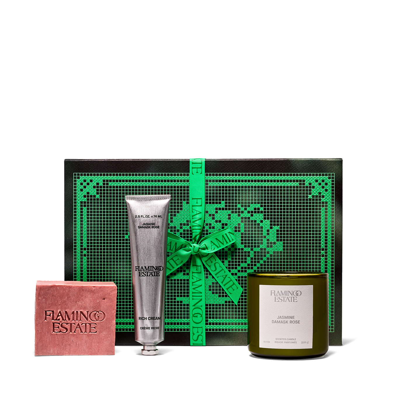 Jasmine Damask Rose Trio