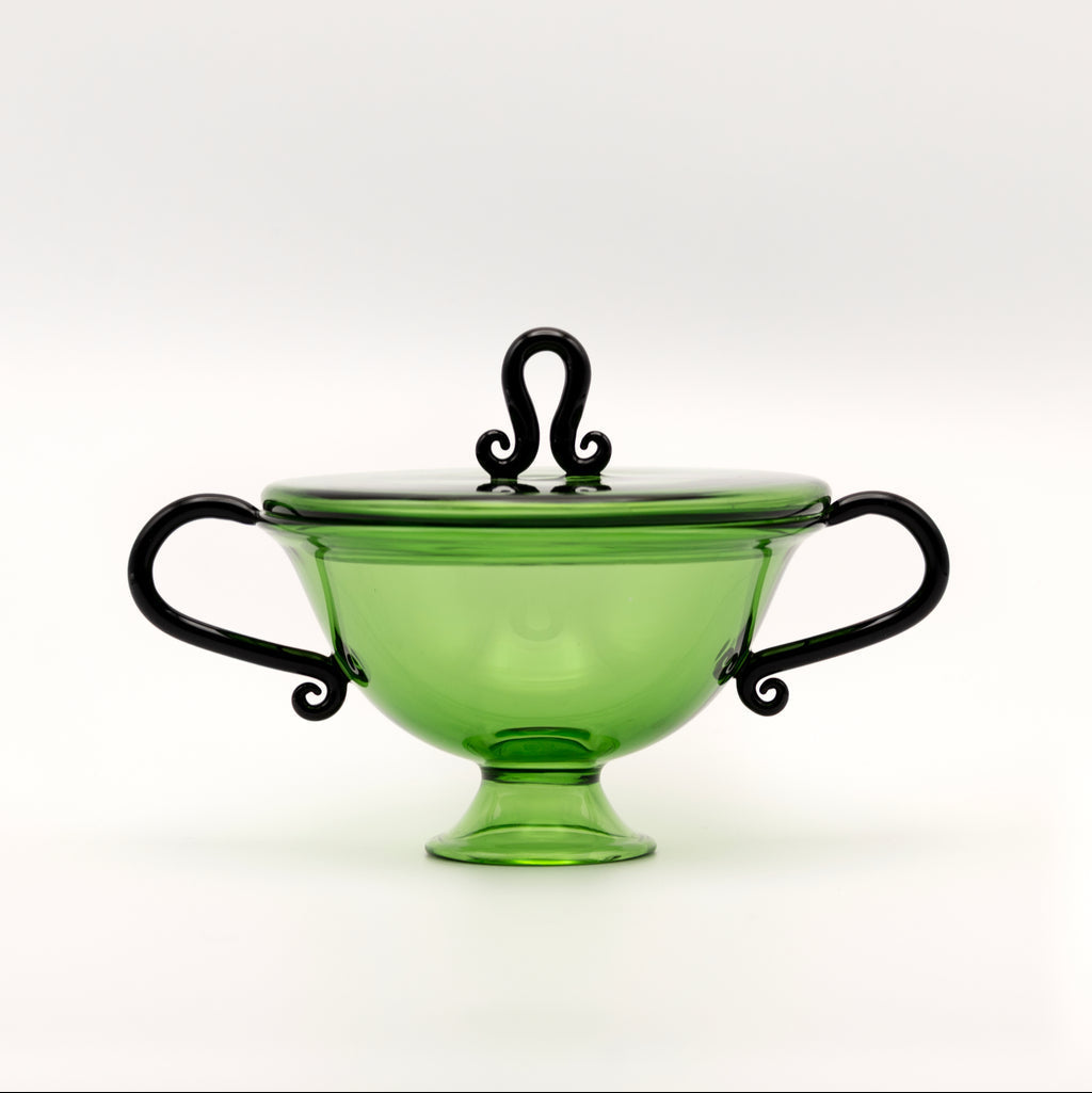 Preserves Jar, Green/Black