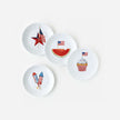 American Holiday "Paper" Plate - 4 Assorted