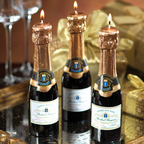 Mini Sparkling Wine Bottle Candle - Set of 6 - CARLYLE AVENUE
