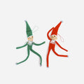 Elf Ornament - Set of 6 Assorted