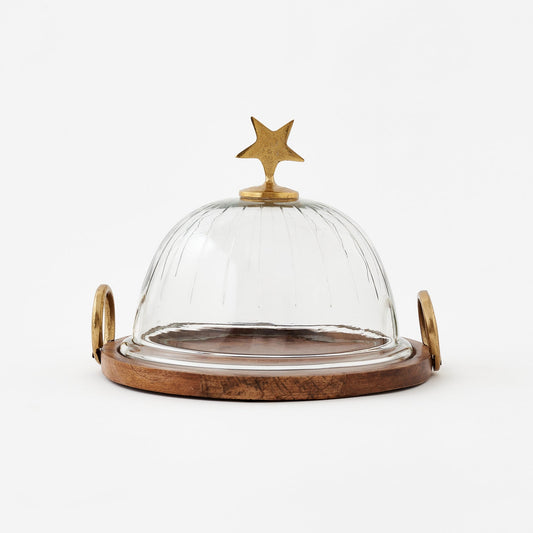 Star Dome with Wood Base