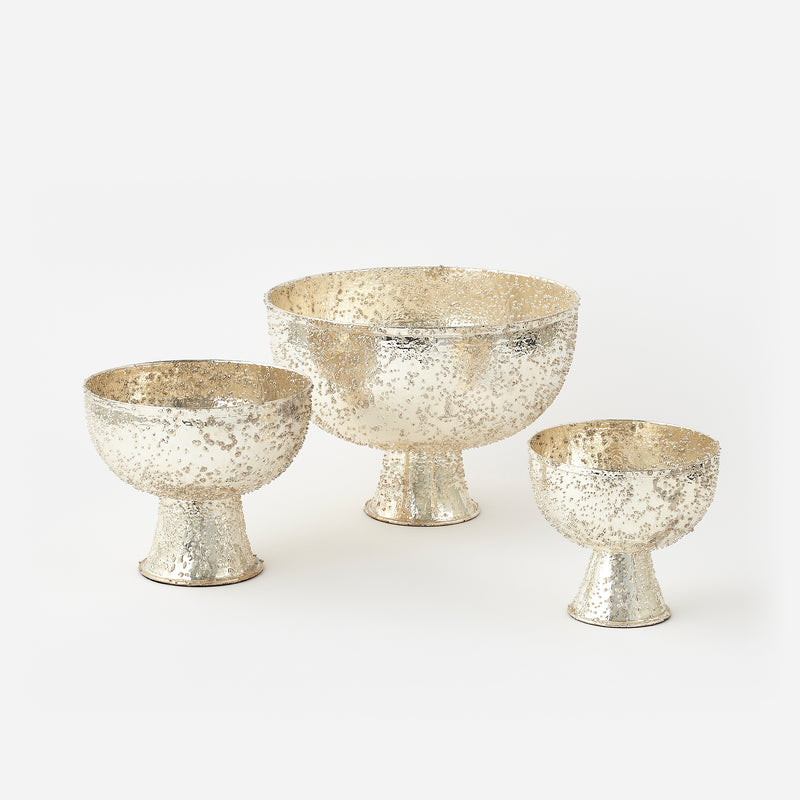 Silver Stacking Bowls, Set of 3