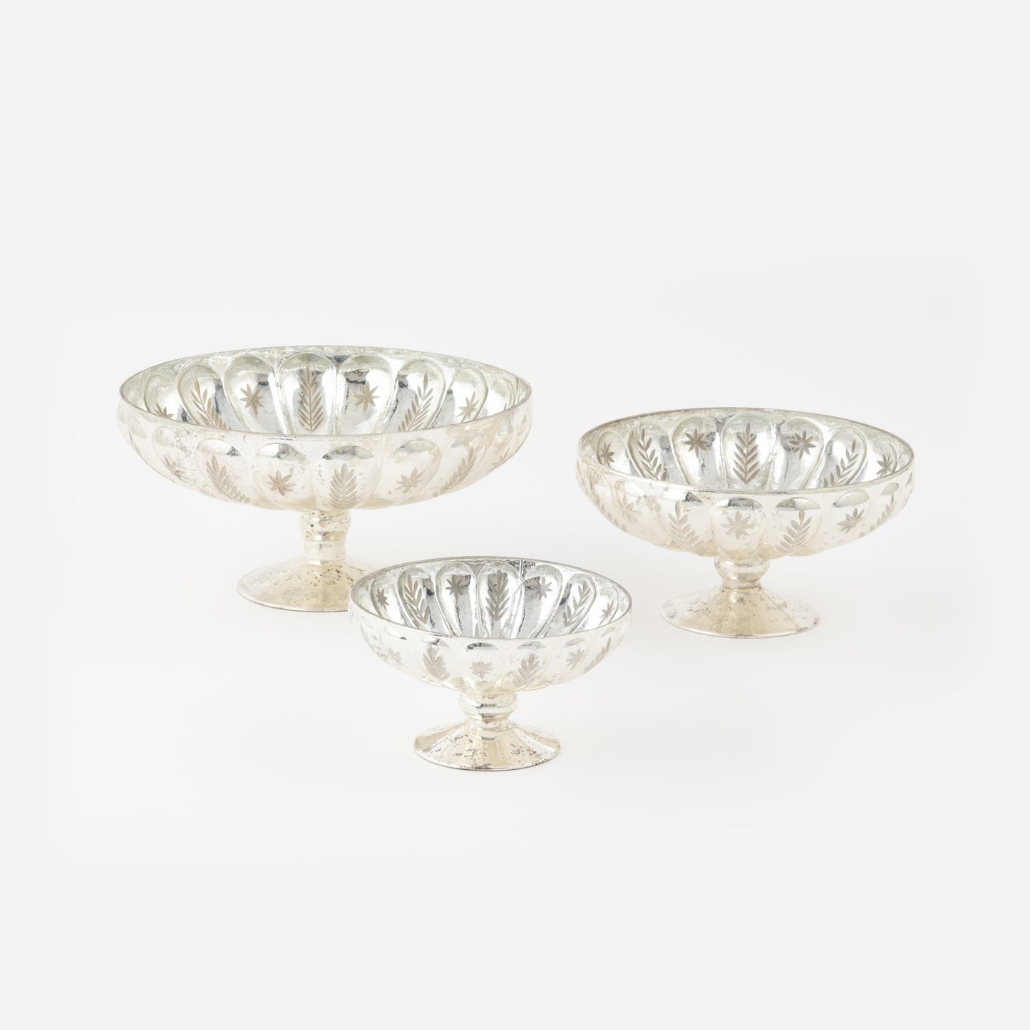Fluted Stacking Bowls - Set of 3