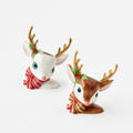 Reindeer Planter, Set of 2 Assorted