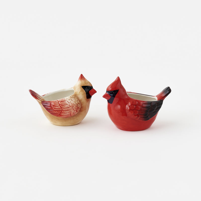Cardinal Planter, Set of 2 Assorted