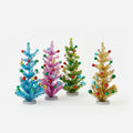 Tinsel Tree, Set of 4 Assorted