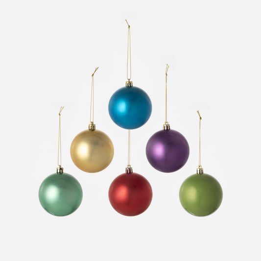Luminescent Ball Ornament in Gift Box - Small - Set of 6
