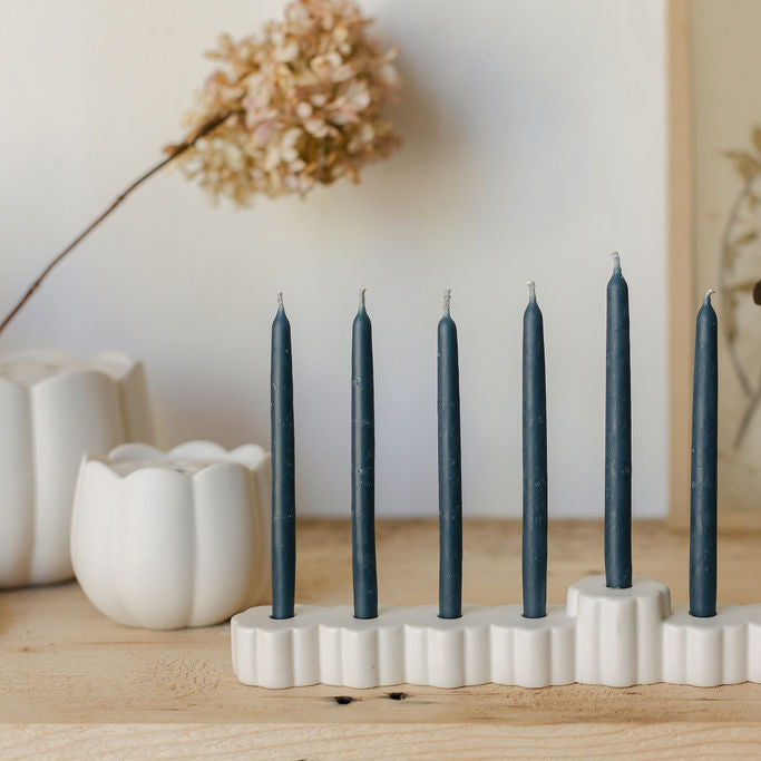Hanukkah Candles - Ink - Candles by Carlyle Avenue